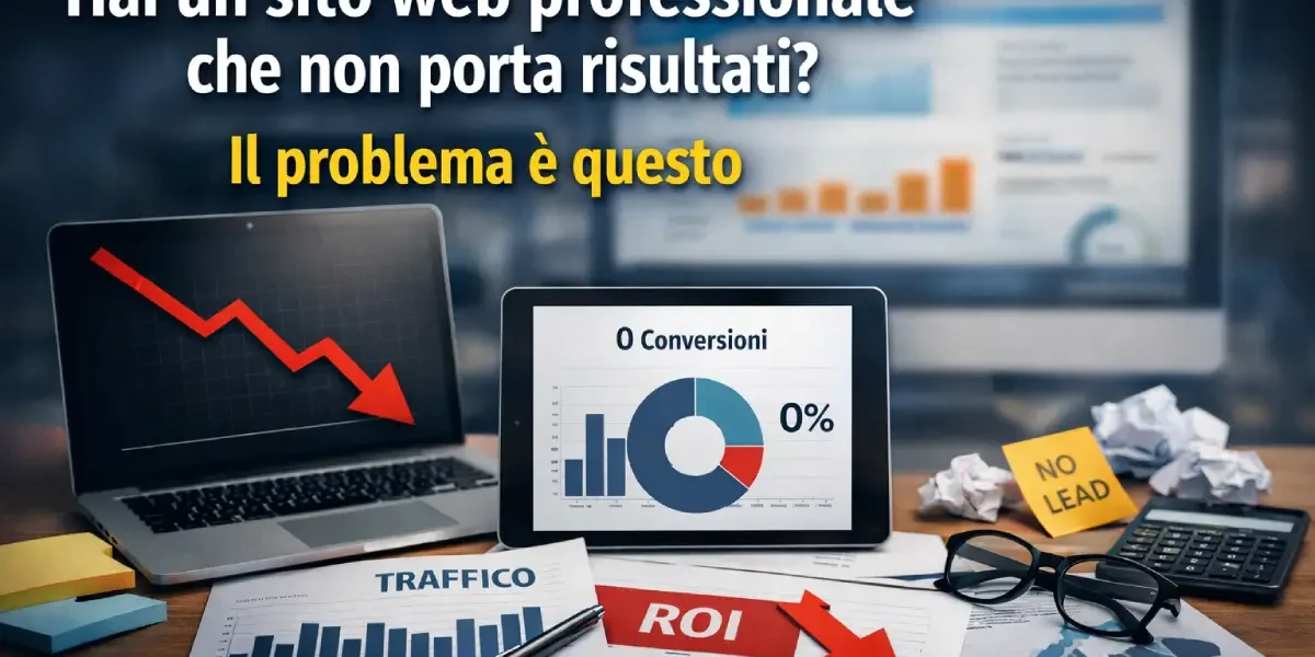 sito web professionale che non porta risultati sito web professionale che non porta risultati